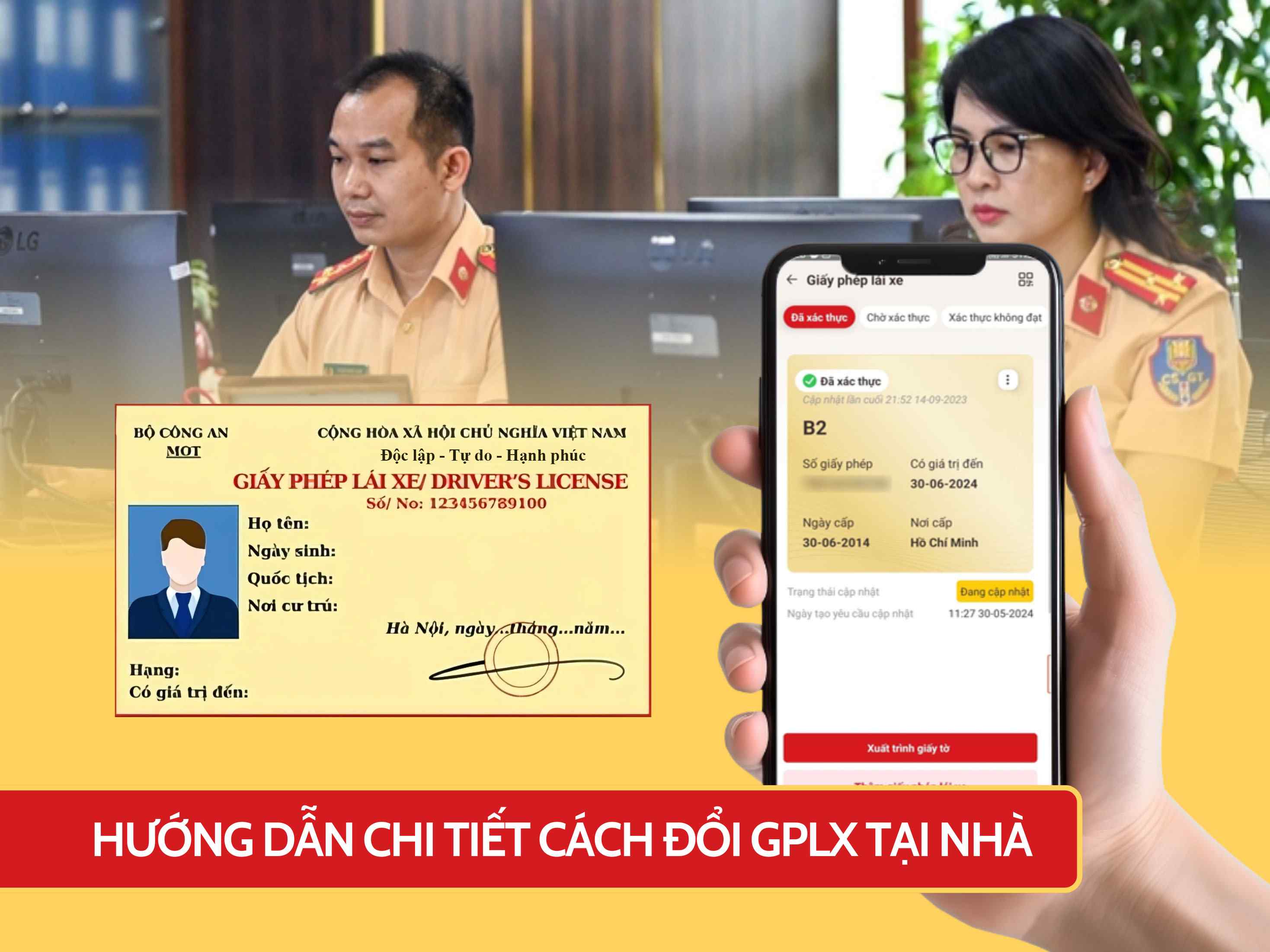 Hướng Dẫn Chi Tiết Cách Đổi Bằng Lái Xe Online Tại Nhà